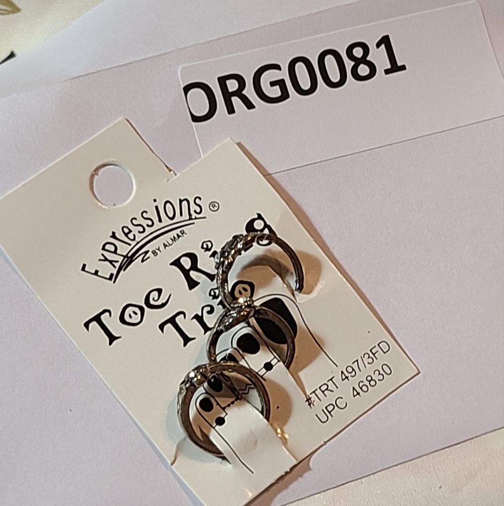 Vintage Silver Toe Rings Set - Picture 8 of 10
